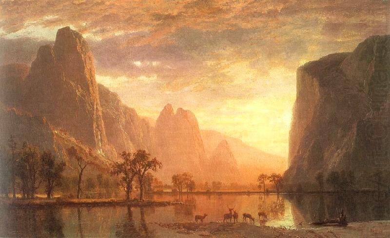 Bierstadt, Albert Valley of the Yosemite china oil painting image